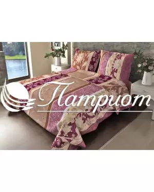 КПБ 1.5 спальный Ажур, фиолетовый, набивная бязь 142 г/м² 304-2